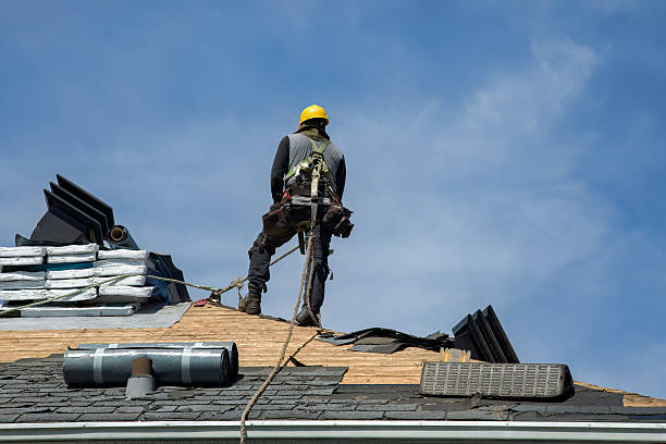 Professional Roof Replacement technician working in White, SD